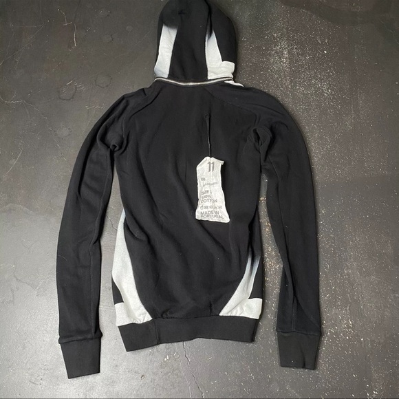 Boris Bidjan Saberi 11 BBS black hoodie Asymmetrical Pattern Removable Hood, S - Picture 3 of 12